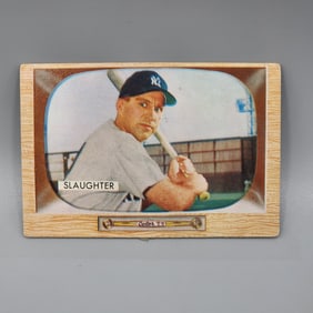 1955 Bowman Enos Slaughter #60 HOF
