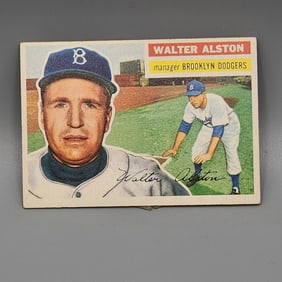 1956 Topps Walter Alston #8 HOF