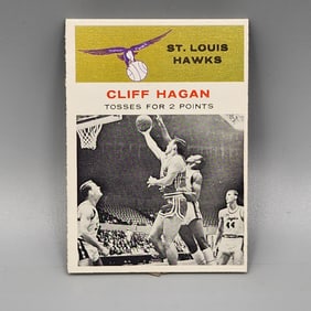 1961 Fleer Cliff Hagan #53 HOF