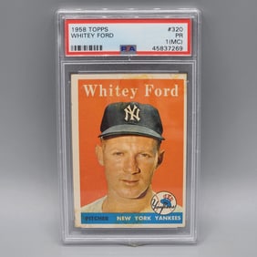 1958 Topps Whitey Ford #320 PSA 1(MC) HOF