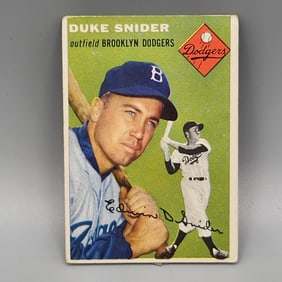 1954 Topps Duke Snider #32 HOF