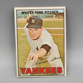 1967 Topps Whitey Ford #5 HOF