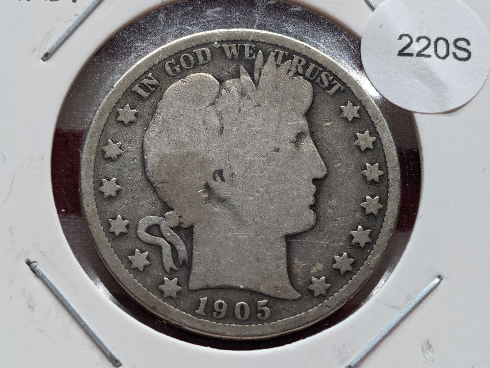 1905 Barber Half Dollar (1 of 3)