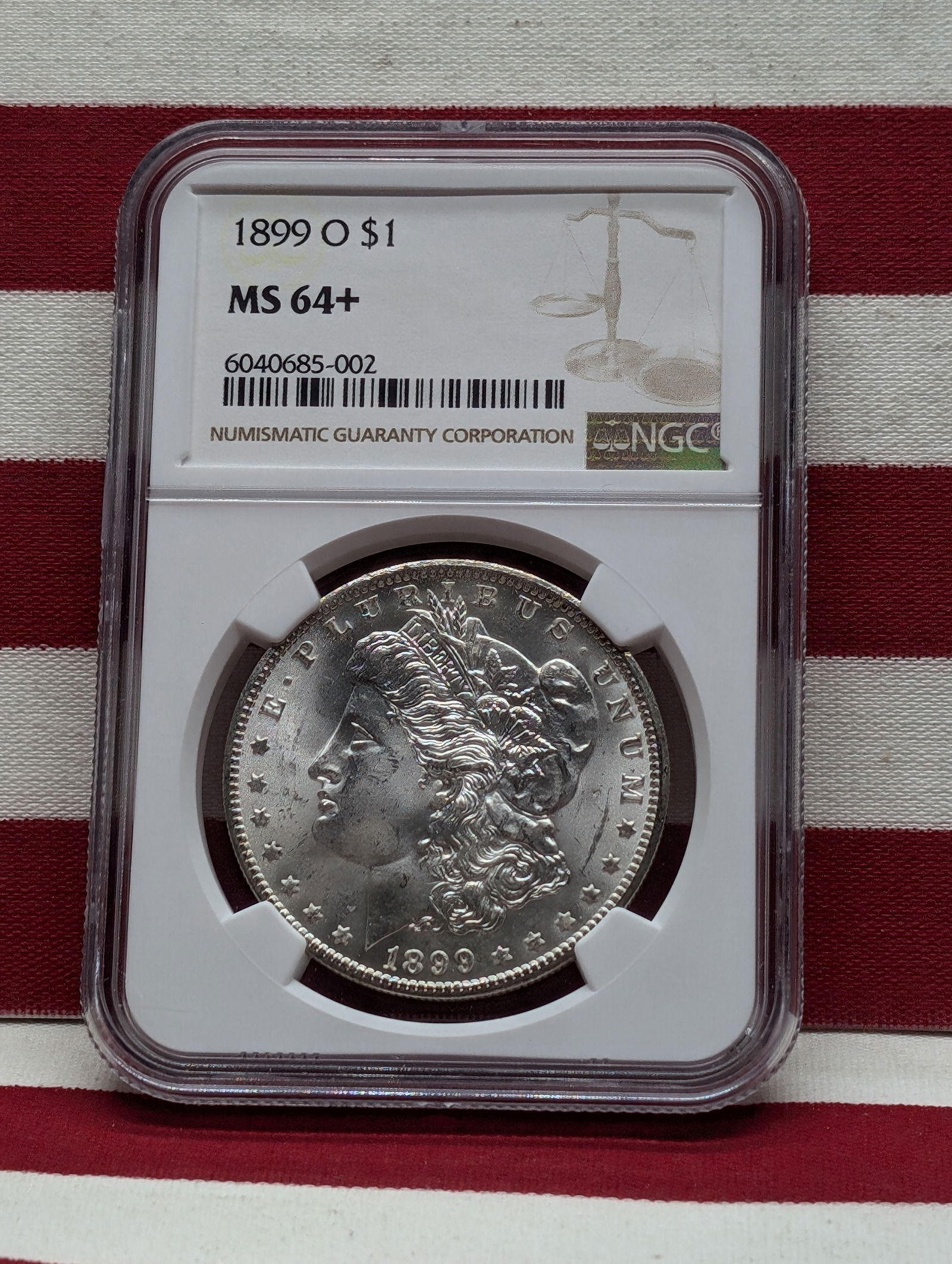1899-O Morgan Silver Dollar - NGC MS64+ (1 of 3)