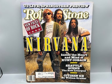 Rolling Stone Magazine April 1992 #628 W/ Nirvana Cover