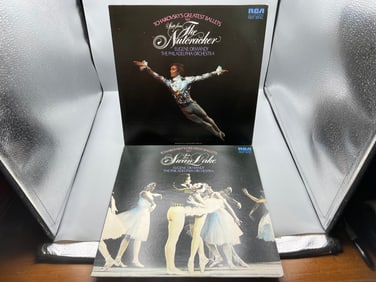 1974 Tchaikovsky Suite From The Nutcracker & Suite From Swan Lake Vinyl Albums - ARL1-0027 &