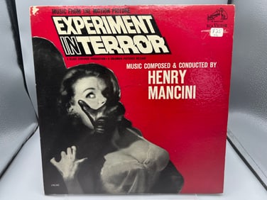 1962 Henry Mancini Experiment In Terror (Music From The Motion Picture) Vinyl Album - LPM 2442