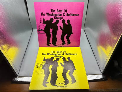Unknown Release Date Compilation The Best of The Washington & Baltimore Groups Volume II & Volume: Unknown Release Date Compilation The Best of The Washington & Baltimore Groups Volume II & Volume III Vinyl Albums - LM 1002 & LM 1003 - Records have not been tested by the auction house for play qual
