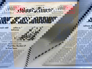1976 War Featuring Eric Burdon Love Is All Around Vinyl Album - AB-988