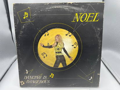1979 Noel Dancing Is Dangerous 45 RPM Picture Disc Vinyl - VS25812: 1979 Noel Dancing Is Dangerous 45 RPM Picture Disc Vinyl - VS25812 - Records have not been tested by the auction house for play quality. All items are sold as is.