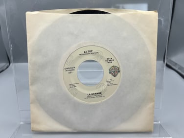 Unknown Release Date ZZ Top La Grange/Tush Reissue 45 RPM Record - GWB 0374