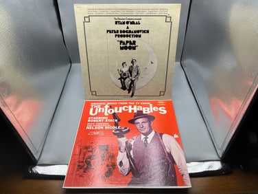 1973 Paper Moon Original Soundtrack Recordings & 1960 The Untouchables Original Music From The TV