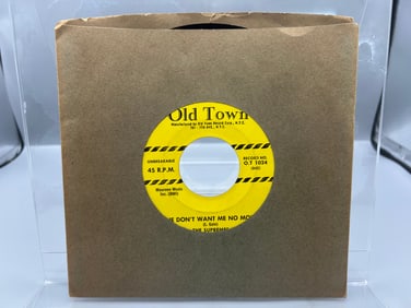 1956 The Supremes (Ruth McFadden) She Don't Want Me No More/Tonight Unofficial Release 45 RPM Record