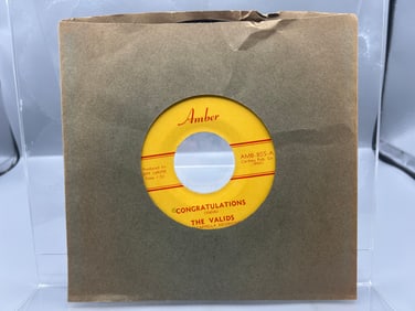 1966 The Valids Congratulations/Barbara Ann 45 RPM Record - AMB-855