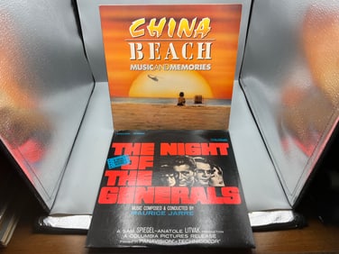 1990 China Beach: Music And Memories & 1967 The Night of The Generals Original Soundtrack Vinyl