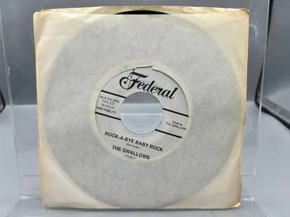 Unknown Release Date The Swallows In The Palm Of My Hand/Rock-A-Bye Baby Rock Unofficial Release 45: Unknown Release Date The Swallows In The Palm Of My Hand/Rock-A-Bye Baby Rock Unofficial Release 45 RPM Record - 12328-2 - Records have not been tested by the auction house for play quality. All items