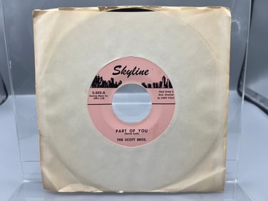 1959 The Scott Bros. Part of You/Kingdom Of Love 45 RPM Record - S-502