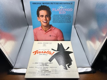 1984 The Flamingo Kid Original Soundtrack & 1959 Fiorello Original Broadway Cast Vinyl Albums -
