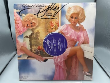 1978 Dolly Parton Dance With Dolly Pink Vinyl Album - PD-11425