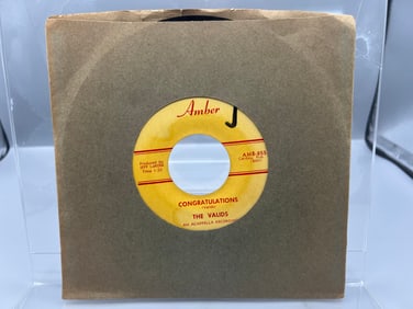 1966 The Valids Congratulations/Barbara Ann 45 RPM Record - AMB-855