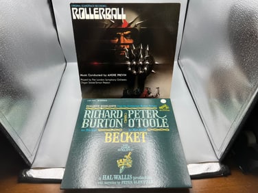 1975 Rollerball Original Soundtrack Recording & 1964 Becket Dialogue From The Motion Picture Vinyl