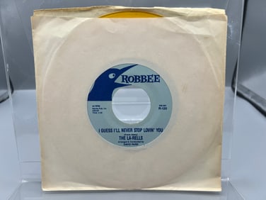 1991 The La-Rells I Guess I'll Never Stop Lovin You/Tomorrow Will Only Bring Sorrow Yellow Vinyl