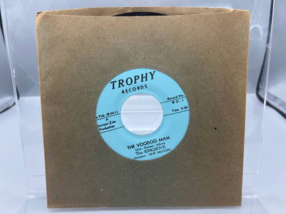 Unknown Release Date The Kingsfive The Voodoo Man/I Hear The Rain Reissue Unofficial Release 45 RPM: Unknown Release Date The Kingsfive The Voodoo Man/I Hear The Rain Reissue Unofficial Release 45 RPM Record - WD-1 - Records have not been tested by the auction house for play quality. All items are so
