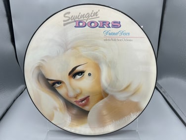 1986 Diana Dors With The Wally Stott Orchestra Swingin Dors United Kingdom Release Picture Disc