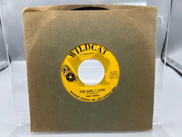 1960 The Lyrics Oh, Please Love Me/The Girl I Love Reissue 45 RPM Record - W-0028