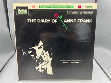1959 The Diary of Anne Frank: Music From The Original Soundtrack Vinyl Album - FOX 3012