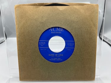 Unknown Release Date Richard Lanham Dance of Love/On Your Radio Reissue 45 RPM Record - 45-A-712