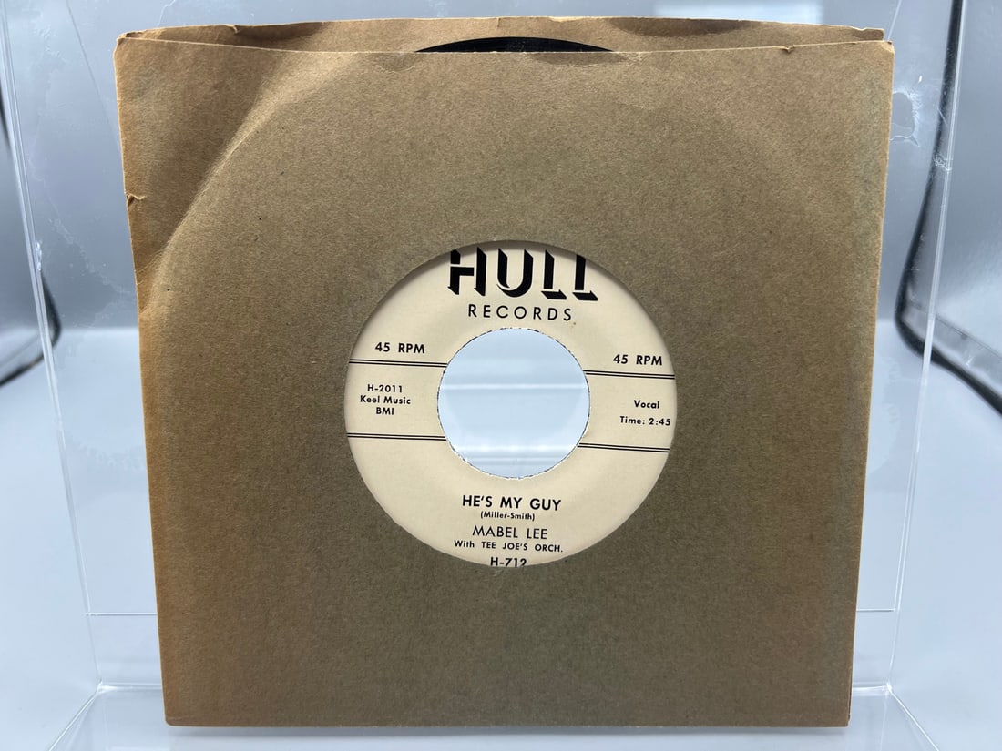 Unknown Release Date Mabel Lee With Tee Joe's Orchestra Dearest Dream/He's My Guy Reissue 45 RPM: Unknown Release Date Mabel Lee With Tee Joe's Orchestra Dearest Dream/He's My Guy Reissue 45 RPM Record - H-712 - Records have not been tested by the auction house for play quality. All items are sold