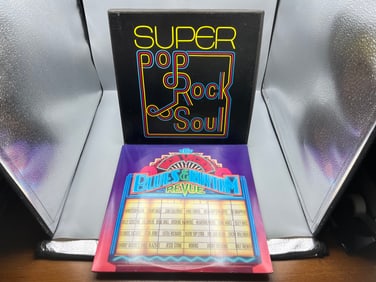 1973 Super Pop, Rock And Soul & 1987 The RCA Victor Blues & Rhythm Revue Vinyl Albums - 6279-1-R &