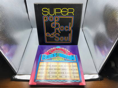 1973 Super Pop, Rock And Soul & 1987 The RCA Victor Blues & Rhythm Revue Vinyl Albums - 6279-1-R &: 1973 Super Pop, Rock And Soul & 1987 The RCA Victor Blues & Rhythm Revue Vinyl Albums - 6279-1-R & P1 60422 - Records have not been tested by the auction house for play quality. All items are sold as
