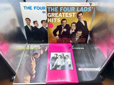 Lot of (4) Assorted Vinyl Albums - Varying Conditions