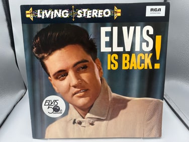 1984 Elvis Presley Elvis Is Back UK & Europe Released Reissue Vinyl Album - NL 89013