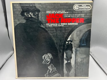1959 Jack The Ripper Dialogue From The Movie Soundtrack Vinyl Album - CAL 590