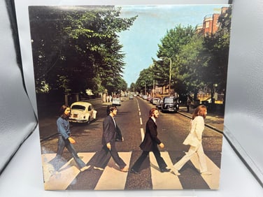 1978 The Beatles Abbey Road Purple Label Repress Vinyl Album - SO-383