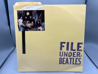1983 The Beatles File Under: Beatles Unofficial Release Vinyl Album - GN-70075