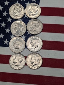 (8) Kennedy Half Dollars-1971-P & D, 1972-P& D , 1973-P & D , 1974-P & D