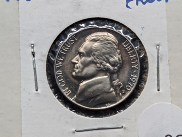 1970-S Deep Proof Jefferson Nickel