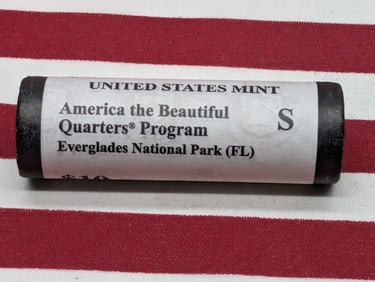 2014-S Roll of American Beautiful Quarters In Original Gov. Wrapper, Everglades National Park