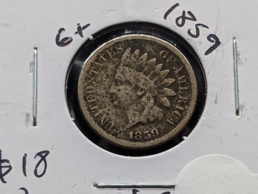 1859 Indian Head Cent. Tough Date