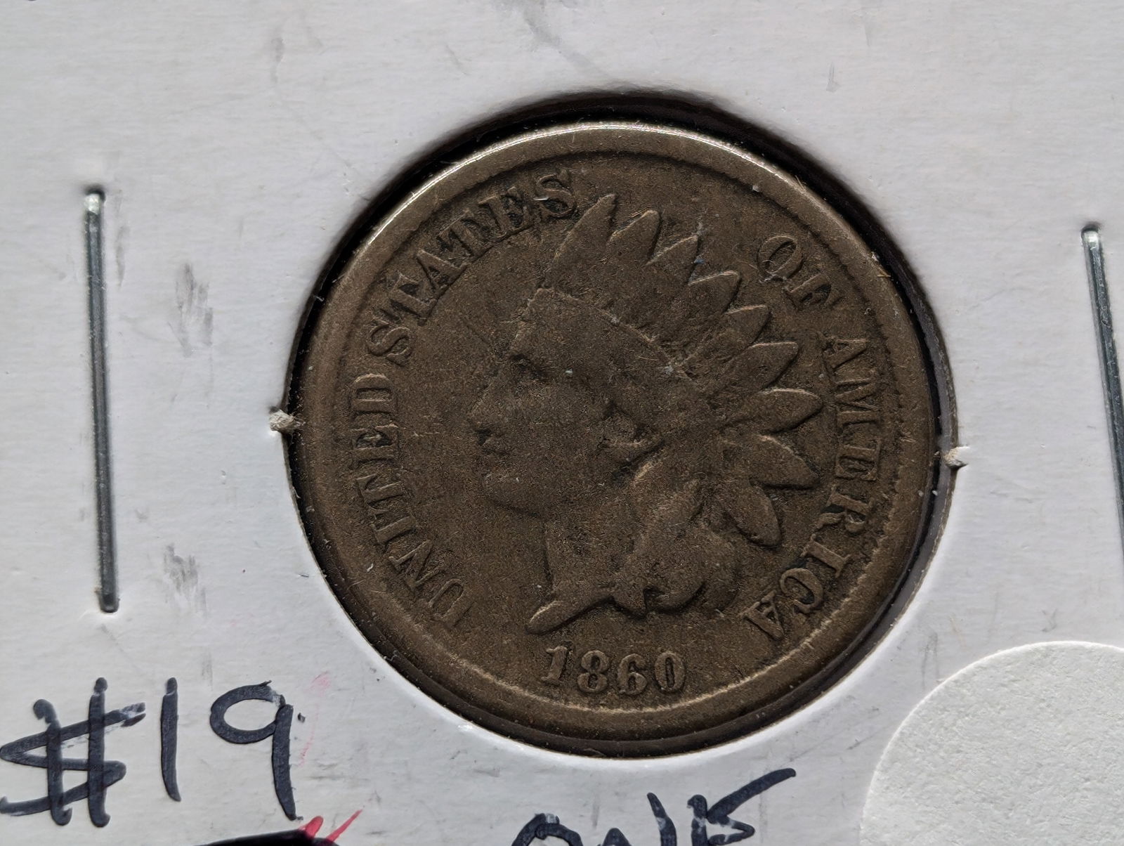1860 Indian Head Cent. Tough Date (1 of 3)