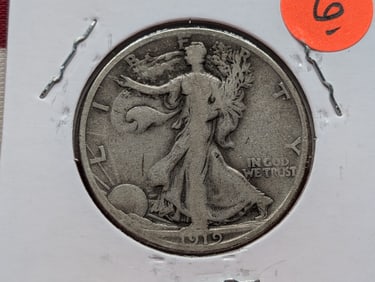 1919-S Walking Liberty Half Dollar