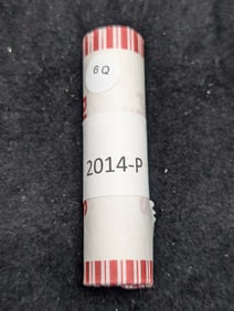 Roll Of 2014-P Lincoln Shield Cents