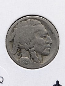 1921-S Buffalo Nickel. Semi-Key Date.
