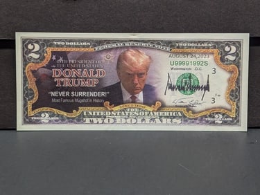 Donald Trump $2 Novelty Note