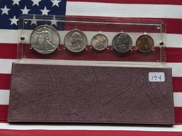 1941 US Mint Set - 5 BU/MS Coins