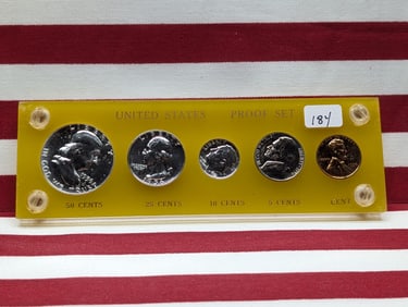 1956 US Mint Proof Set - 5 BU/MS Coins